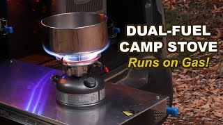 Coleman Dual Fuel 533 Small Camping Stove Runs On Unleaded Gas