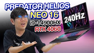 รีวิว Predator Helios Neo 16 ตัวเทพ i9 14900HX + RTX4060 ในบ 5X,XXX
