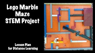 Lego Marble Mazes STEM Activity and Lesson Plan for Distance Learning