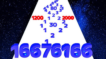 Number Master vs Numbers Run 3D - Level Up Numbers (ASMR Gameplay)