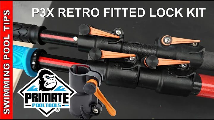 Primate Pole P3X Retro Fitted Lock Kit - Add a Lever Lock to Extend & Retract the 3rd Section!