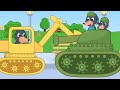 Benny Mole and Friends - Large Toy Excavator Cartoon for Kids