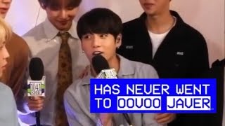 JUNGKOOK HAS NEVER WENT TO OOVOO JAVER