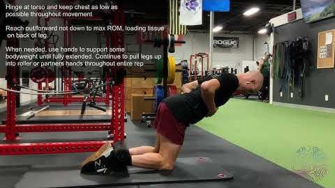 Razor Hamstring Curl with Hand Support (floor)