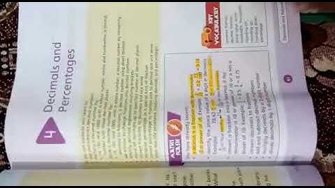 Unit 4 | Decimals | page 61 62 | let us recall decimals | Q1 to Q7 | Oxford Countdown book 5