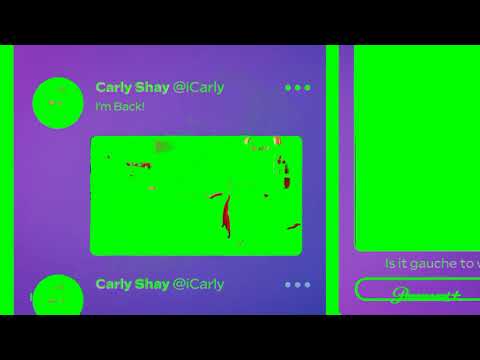 iCarly revival Intro Green Screen template (Feel free to use)