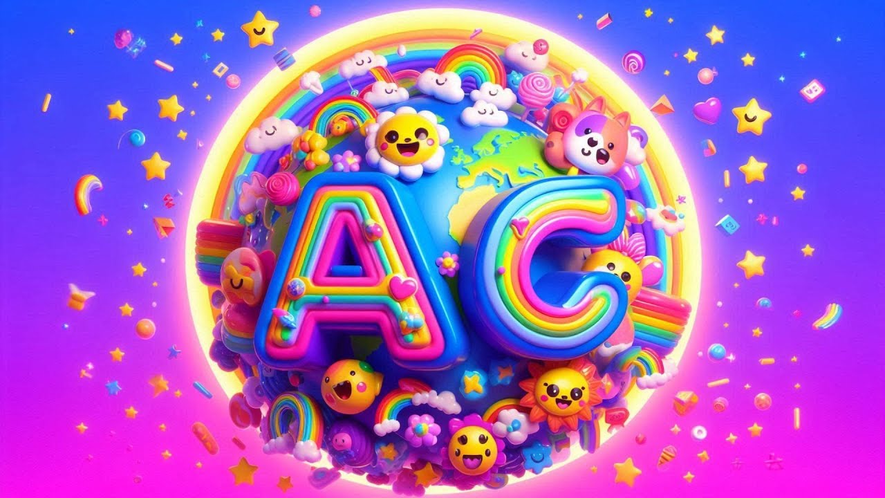 ABC in Emojis World 🌈|😀Emoji ABC Fun Song 😄|🔤ABC with Happy Emojis 😊