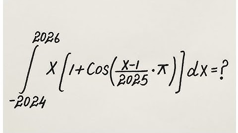 A Very Nice Integral From MIT Semifinal 2025 || MIT Integration Bee 