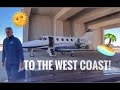 To the West Coast! Leg 1 of a Private jet flight to California