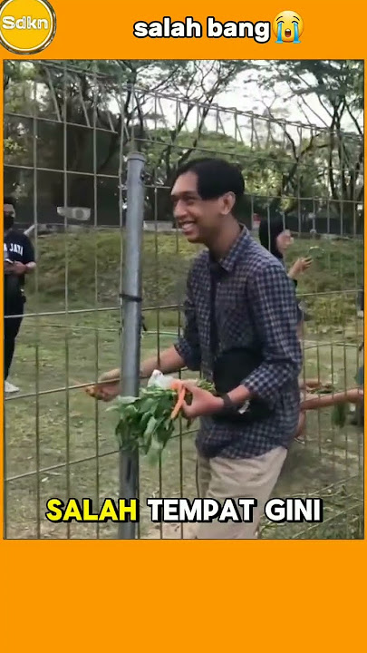 PADAHAL SIH DISURUH KASIH MAKAN RUSA TAPI MALAH KEBALIK TEMPATNYA😭#memengakakkocak #lucu