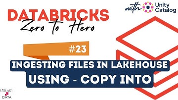 23 Databricks COPY INTO command | COPY INTO Metadata | Idempotent Pipeline | Exactly Once processing