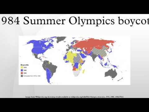 Video: Waarom Socialistische Landen De Olympische Spelen Van 1984 Boycotten?