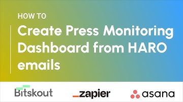 How to Build Press Monitoring Dashboard with Asana and Zapier