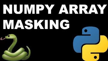 Python: Array Masks