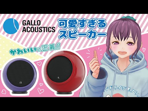 めっちゃかわいいスピーカー見つけた!!【ギャロアコースティクス】空気録音ありまーす♪