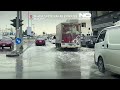 شوارع غارقة في الشارقة بعد أمطار غزيرة في الإمارات