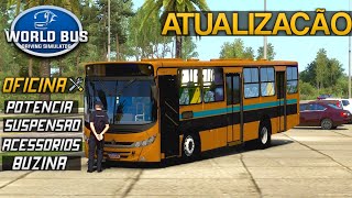 Atualização do World Bus Driving Simulator 2023 - OFICINA ( SISTEMA DE PERSONALIZAÇÃO) screenshot 2