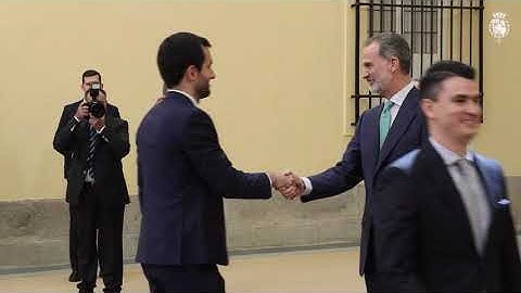 Audiencia de S.M. el Rey a las últimas promociones de Ingenieros Técnicos de Obras Públicas