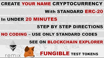 CREATE YOUR OWN FUNGIBLE CRYPTO TOKEN, TRANSACT AND SEE ON BLOCKCHAIN EXPLORER (ERC-20)