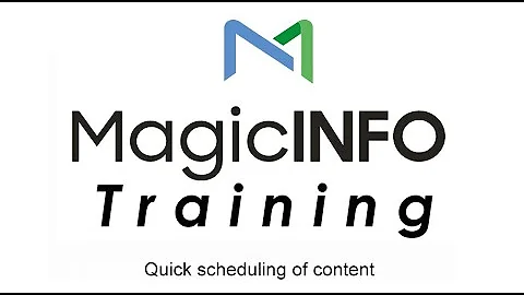 Quick scheduling of content