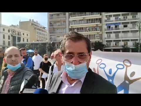 O Δήμαρχος Πατρέων στη συγκέντρωση του ΣΚΕΑΝΑ