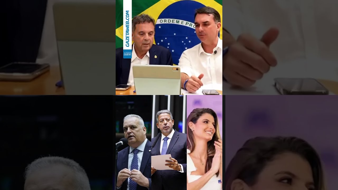 Flávio Bolsonaro anuncia Marina Cândia e Arthur Lira ao Senado em Alagoas