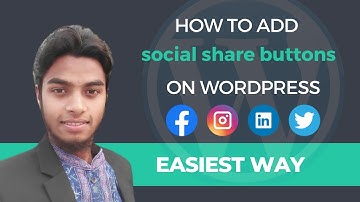 How to add social share buttons on WordPress | W Teach