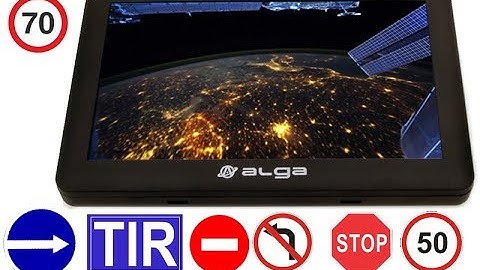 AUTOMAPA NAWIGACJA SAMOCHODOWA GPS 5" HD BT AV IN ALGA AN50 PRO