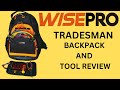 WISEPRO Tradesman tool Backpack Review and thoughts #wisepro,#toolbackpack,#backpacksfortools