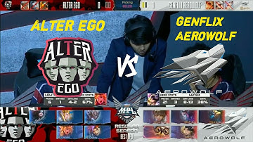 MATCH 2 - GENFLIX AEROWOLF VS ALTER EGO | MPL S5 WEEK 3 DAY 3