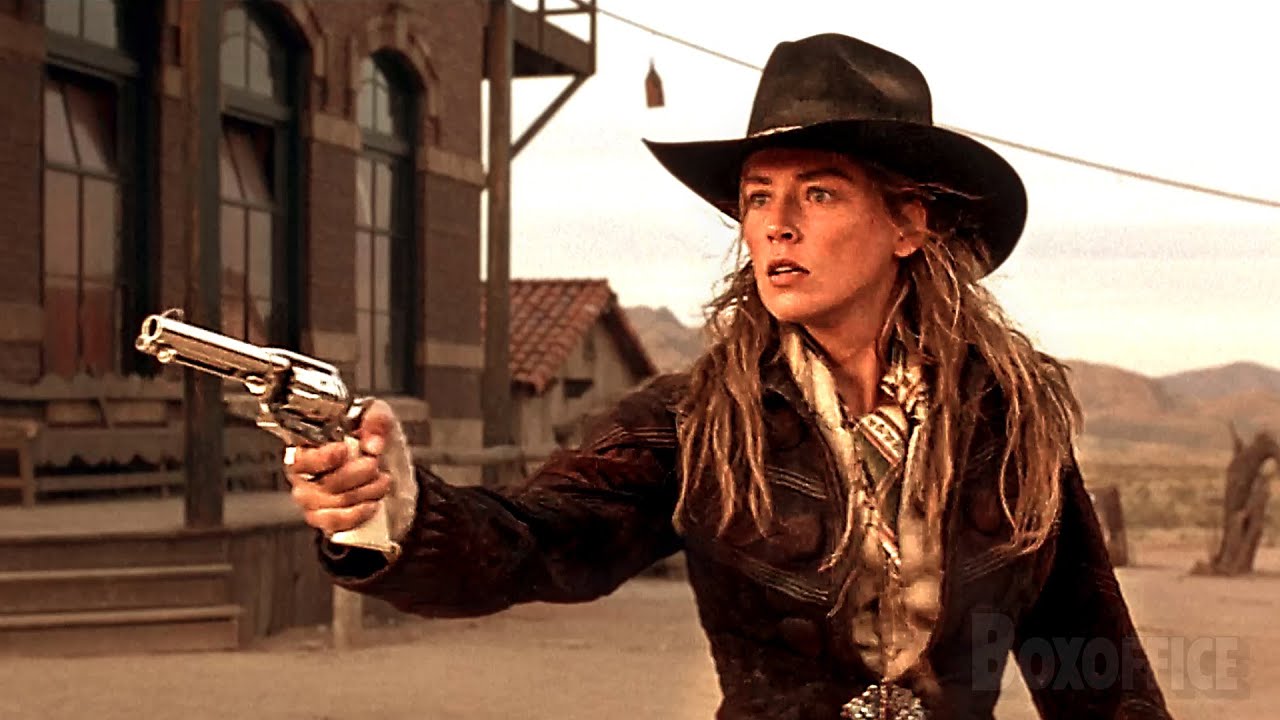 Sharon Stone pone a un sexista en su lugar | Rápida y mortal | Clip en  Español