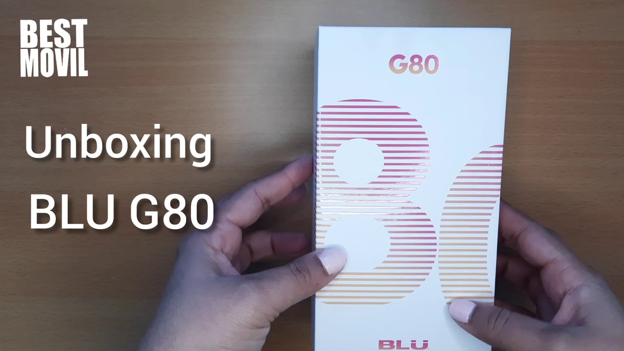 BLU G80 Unboxing