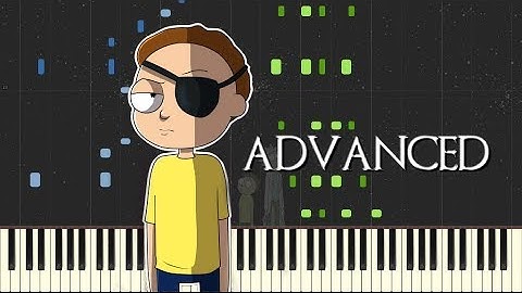 Rick And Morty - Evil Morty (Piano Tutorial) [Synthesia] [ADVANCED]