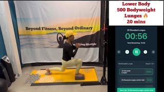 @fit.for.hiking.lifestyle Enduro  Hiking Series - Lower Body (500 Bodyweight Lunges 🔥)
