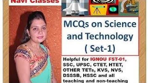 IGNOU FST-01| Set-1| Science and Technology| MCQs on Science and Technology| Science and technology