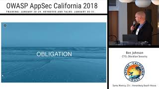 APPSEC Cali 2018 Seeing Through the Fog - Navigating the Security Landscape of a Cloud-First World