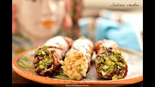 Siciliani Creativi - Cannoli siciliani: ricetta perfetta - How to make sicilian cannoli from scratch