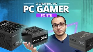 O CAMINHO DO PC GAMER 2023 - SAIBA QUAL FONTE DE ENERGIA COMPRAR