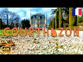 Courthzon  charming village in vaucluse valseille castle xii century ramparts walk tour 4k