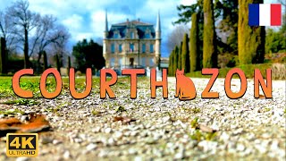 Courthézon 🇫🇷🌺 Charming village in Vaucluse, Val-Seille castle, XII century ramparts, walk tour [4K]