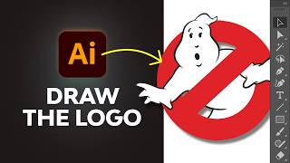 How to Draw the Ghostbusters Logo | Illustrator Tutorial