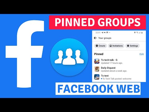 How to pin a group on facebook app shortcut