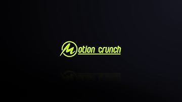 Colorful stroke particle logo intro-"Motioncrunch"