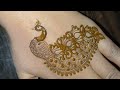 simple peacock mehndi design 2024 |peacock mehndi design |mehndi design |peacock henna art