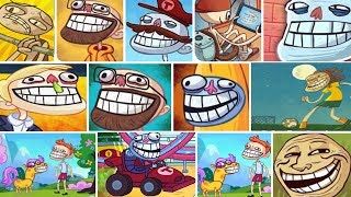 Troll Face Quest All Versions - Gameplay Walkthrough - All Levels All Wins and Fails Funny Moments