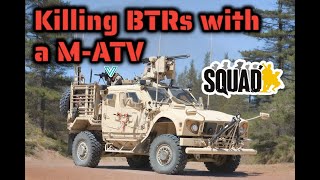 Killing 2 BTR's with a M-ATV | Squad Gameplay