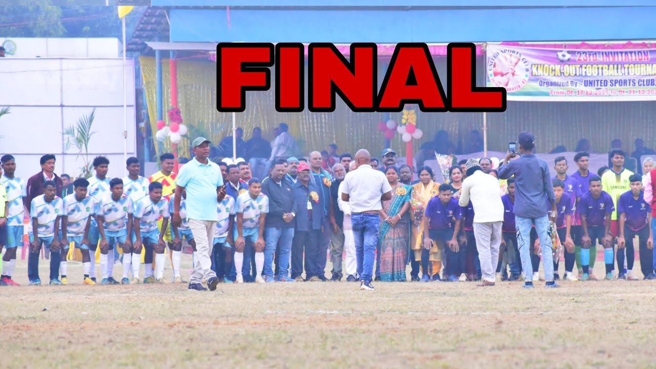FINAL TCFC HAMIRPUR vs BANPOSH  MATCH/ JALDA mini stadium football tournament 2025/