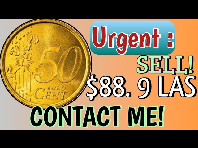 50 Euro Cent Coins 2002 & 1999 Spain Cervantes | Rare Euro Coins