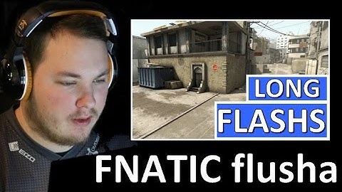 FNATIC flusha : long opening on DUST2