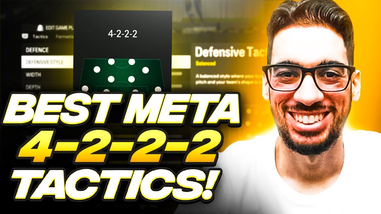 THE BEST META 4222 FORMATION & CUSTOM TACTICS FOR EAFC 24 ULTIMATE TEAM